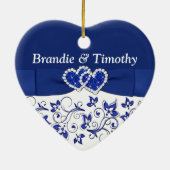 私たちの初めてのクリスマスキープサケオーナメント セラミックオーナメント (裏面)