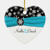 私たちの初めてのクリスマスキープサケオーナメント セラミックオーナメント (裏面)