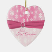 私たちの初めてのクリスマスキープサケオーナメント セラミックオーナメント (右)