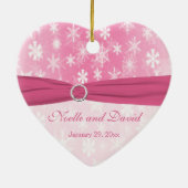 私たちの初めてのクリスマスキープサケオーナメント セラミックオーナメント (裏面)