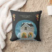 私たちの初めてのクリスマスズトゥームファミリーホリデー クッション (ブランケット)