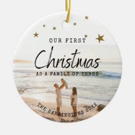 私たちの初めてのクリスマスセラミックオーナメント セラミックオーナメント