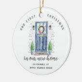 私たちの初めてのクリスマスニューハウスセラミックオーナメント セラミックオーナメント (左)