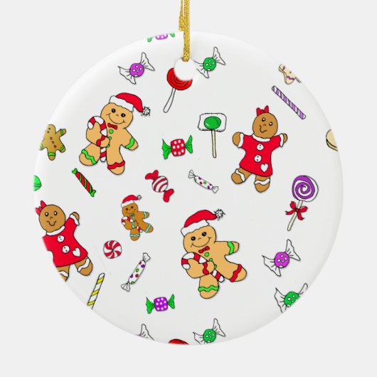 私たちの初めてのクリスマスパーソナライズされた セラミックオーナメント (裏面)