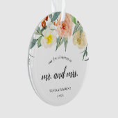 私たちの初めてのクリスマスピーチフローラ新着写真 オーナメント (正面)