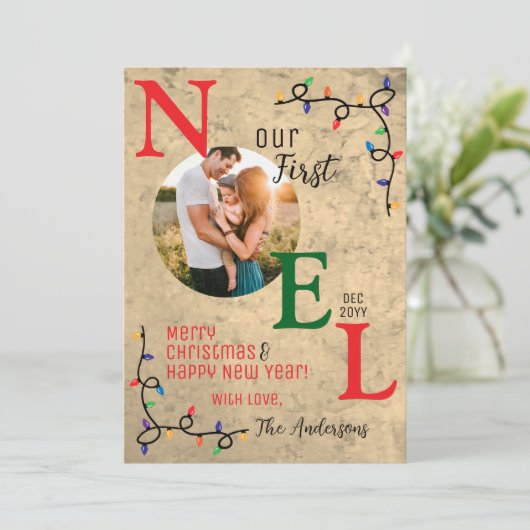 私たちの初めてのクリスマスフェスティバル1stノールファミリーフォト シーズンカード (スタンド正面)