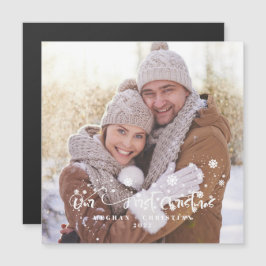 私たちの初めてのクリスマスフォトホリデイマーニュ