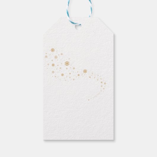 私たちの初めてのクリスマスフォトホリデイ ギフトタグ (裏面)