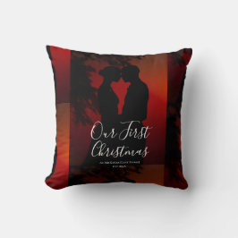私たちの初めてのクリスマスプレゼント Mr. & Mrs. オーナメント クッション