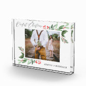 私たちの初めてのクリスマスホリすてきー写真 フォトブロック (右)