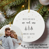 私たちの初めてのクリスマスミスター・アンド・ミセス・クリスマス・オーナメント セラミックオーナメント