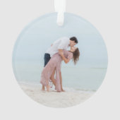 私たちの初めてのクリスマスミセス結婚ズ・ギフト オーナメント (裏面)