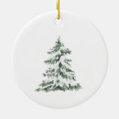 私たちの初めてのクリスマス一緒にホットココアギフト セラミックオーナメント (裏面)