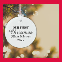 私たちの初めてのクリスマス名Year Keepsake