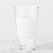 私たちの初めてのクリスマス婚約したリース タンブラーグラス (裏面)