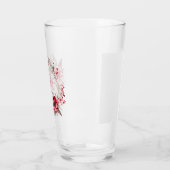 私たちの初めてのクリスマス婚約したリース タンブラーグラス (左)