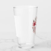 私たちの初めてのクリスマス婚約したリース タンブラーグラス (右)