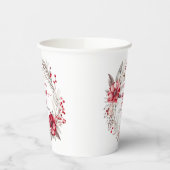 私たちの初めてのクリスマス婚約したリース 紙コップ (左)