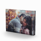 私たちの初めてのクリスマス婚約記念写真ブロック フォトブロック (右)