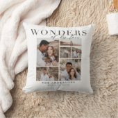 私たちの初めてのクリスマス新婚写真 クッション (ブランケット)