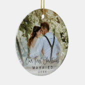 私たちの初めてのクリスマス結婚したの新着写真 セラミックオーナメント (右)