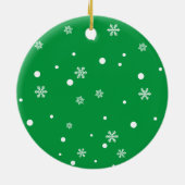 私たちの初めてのクリスマス結婚したカップルカスタム写真 セラミックオーナメント (裏面)