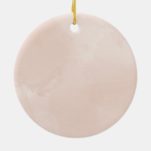 私たちの初めてのクリスマス結婚した婚約したフローラ セラミックオーナメント (裏面)