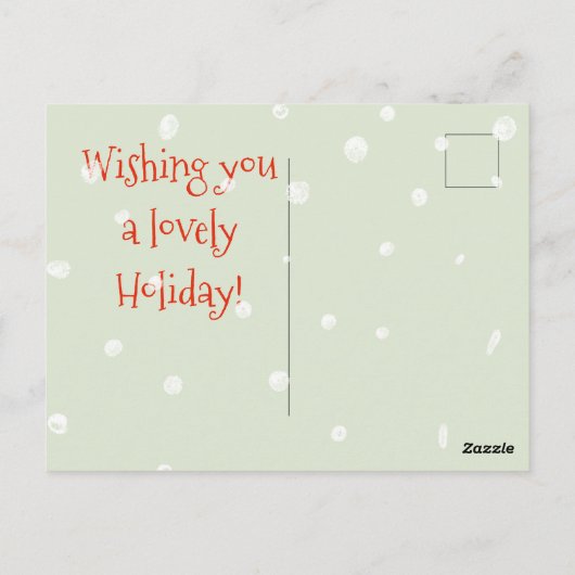 私たちの初めてのクリスマス結婚した – かわいいジンジャーブレッドマン ポストカード (裏面)