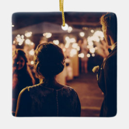 私たちの初めてのクリスマス結婚した、クリスマス セラミックオーナメント