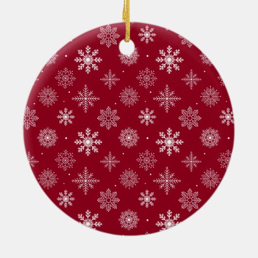 私たちの初めてのクリスマス結婚の写真ブルゴーニュ セラミックオーナメント (裏面)