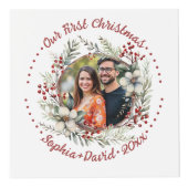 私たちの初めてのクリスマス結婚リースのフォトキューブ フォトキューブ (右)