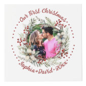 私たちの初めてのクリスマス ウェディング フォトキューブ (正面)
