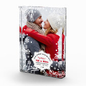 私たちの初めてのクリスマス。カスタムフォトブロック フォトブロック (右)