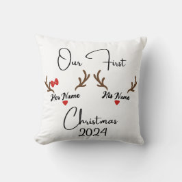 私たちの初めてのクリスマス クッション