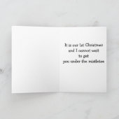 **私たちの初めてのクリスマス** クリスマス豚 シーズンカード (内部)