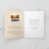 私たちの初めてのクリスマス　ミスター＆ミセス　フォトウェディング シーズンカード (内部)