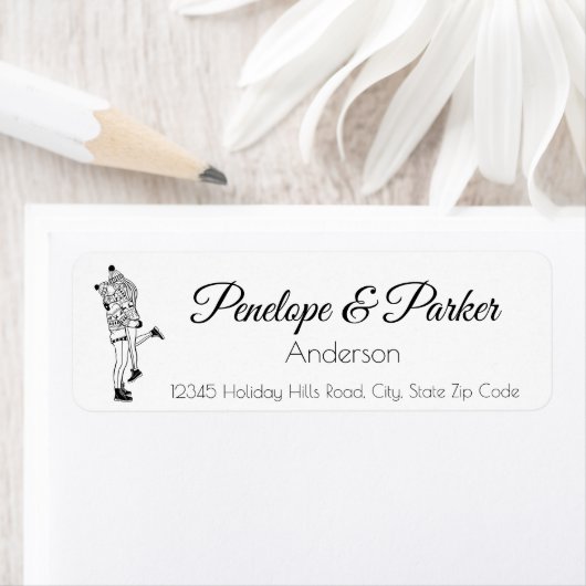 私たちの初めてのクリスマス ラベル (インサイチュ)