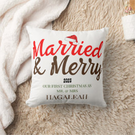 私たちの初めてのクリスマス 新婚さん メリー クッション