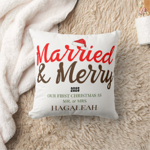 私たちの初めてのクリスマス 新婚さん メリー クッション