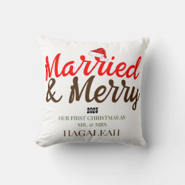 私たちの初めてのクリスマス 新婚さん メリー クッション