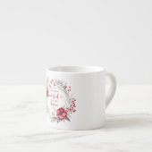 私たちの初めてのクリスマス 結婚した エスプレッソカップ (正面右)