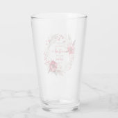 私たちの初めてのクリスマス 結婚した タンブラーグラス (裏面)