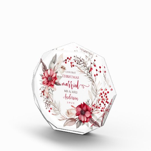 私たちの初めてのクリスマス 結婚した フォトブロック (右)