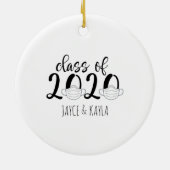 私たちの初めてのクリスマス- 2020オーナメント- Toliet紙 セラミックオーナメント (裏面)