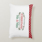 私たちの初めてのクリスマス Mr. & Mrs アクセントクッション (裏面(縦))