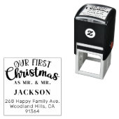 私たちの初めてのクリスマスMR&MR差出人住所LGBTQ セルフインキングスタンプ (インサイチュ)