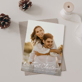 私たちの初めてのクリスマスVer Buffaloチェックフォトカード