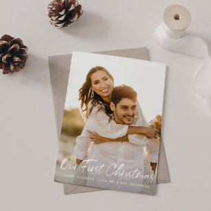 私たちの初めてのクリスマスVer Buffaloチェックフォトカード