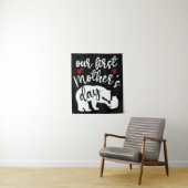 私たちの初めての母の日ハートママベアギフト、2/2 タペストリー (インサイチュ)