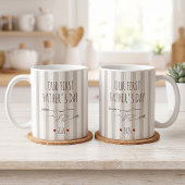 私たちの初めての父の日マグカップ コーヒーマグカップ